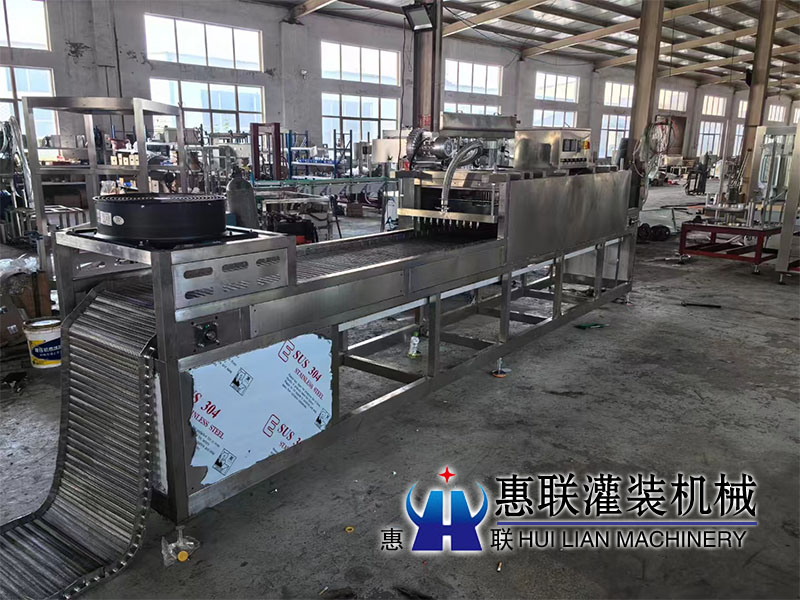 订制款5米链轨式洗瓶机